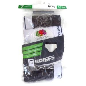 Fruit of The Loom Boys Briefs Pack of 5 SM K1212